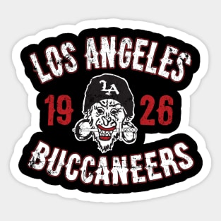 Los Angeles Buccaneers Sticker